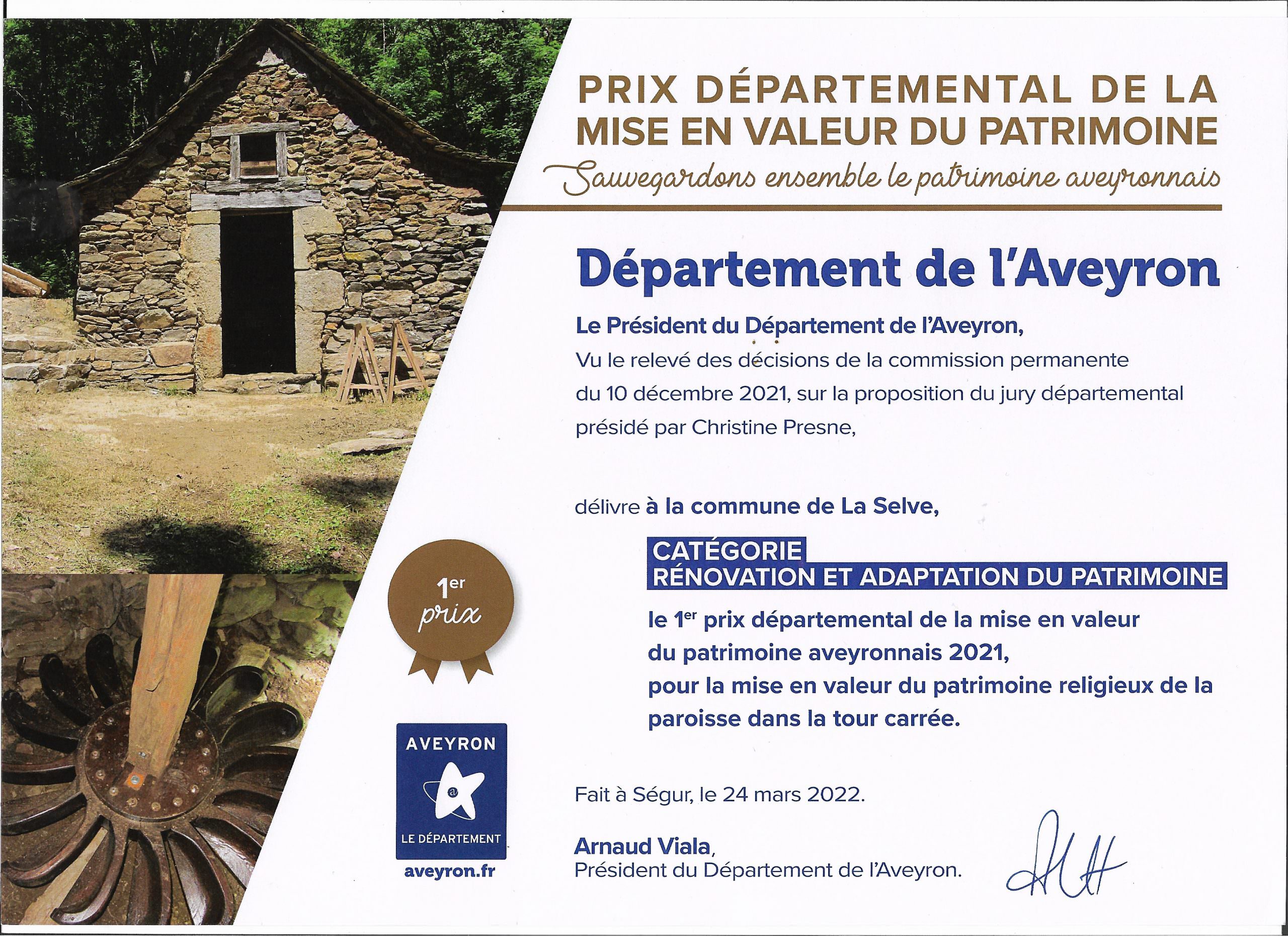 Lire la suite à propos de l’article La Selve 1er prix rénovation et adaptation du patrimoine